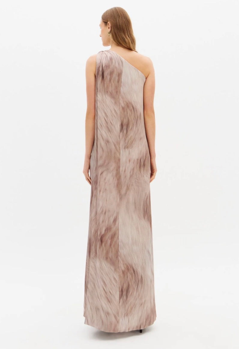 Vestido Longo Ombro único Lança Perfume