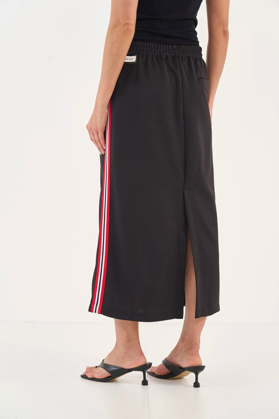 Saia Midi Comfort Com Listas Laterais Colcci