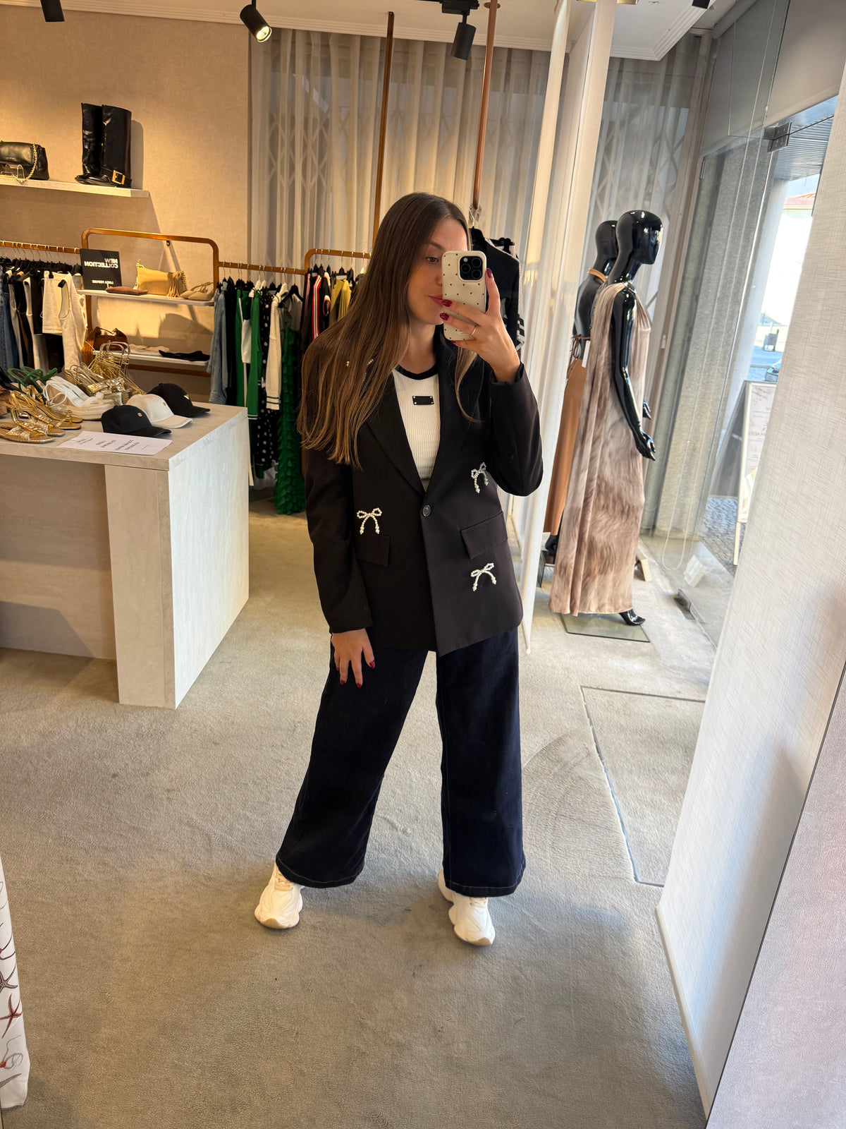Blazer com laços Denny Rose