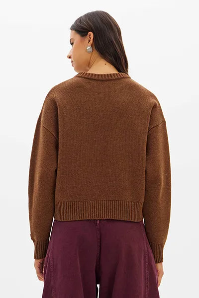 Camisola de Tricot Jacquard Lança Perfume