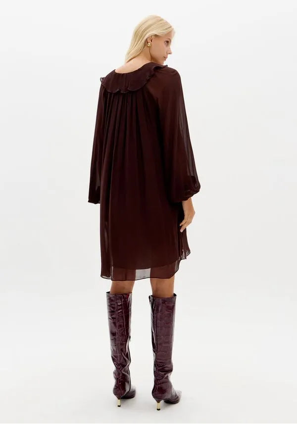VESTIDO CURTO CHIFFON LANÇA PERFUME