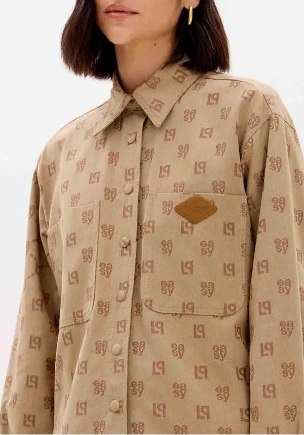 Camisa Oversize com logo Lança Perfume