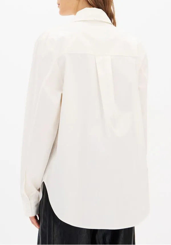 Camisa Oversized Alongada Em Algodão Egípicio Lança Perfume