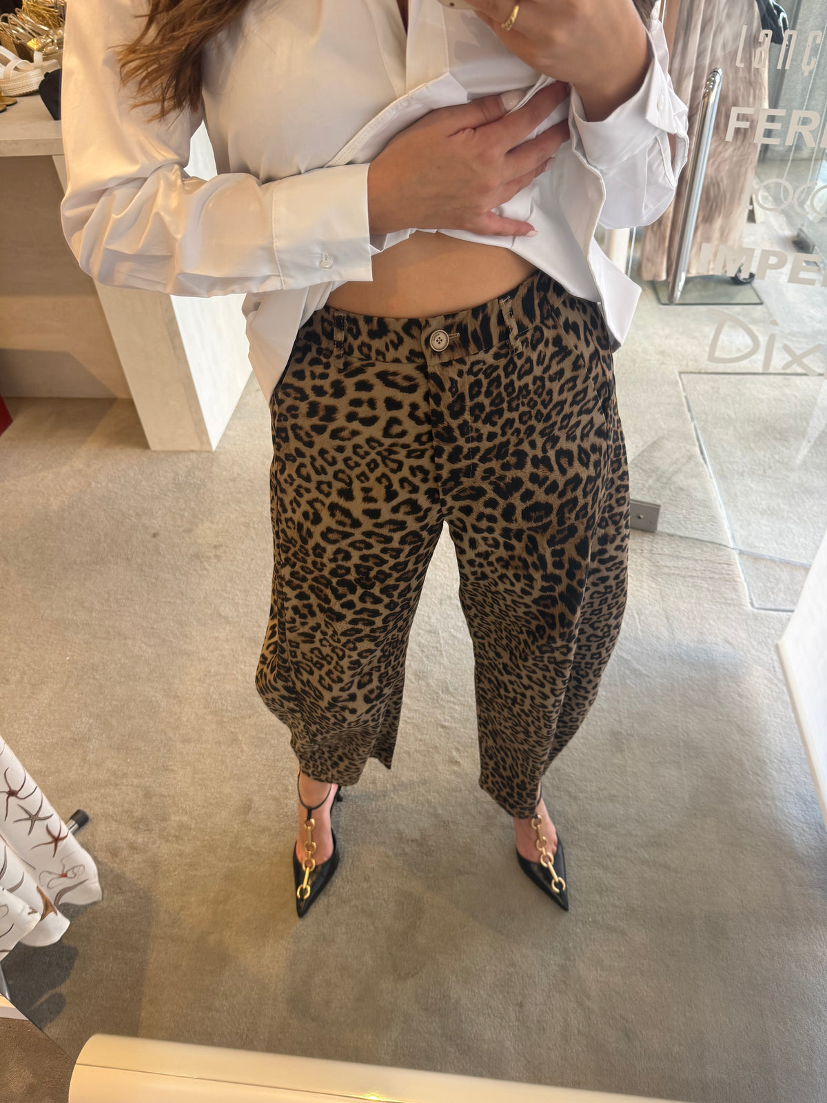 Calças animal Print Imperial