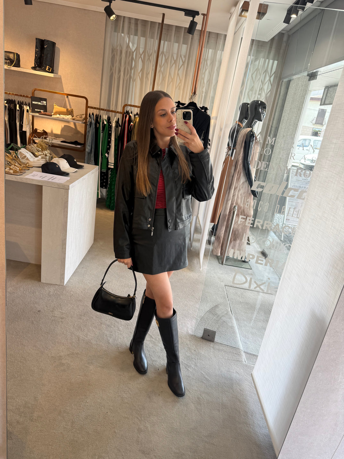 Saia Mini Em Pu Colcci