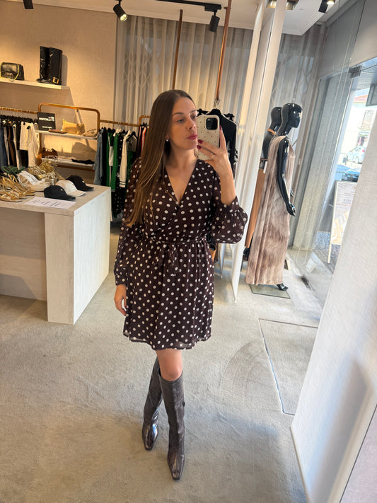 Vestido bolinhas Denny Rose