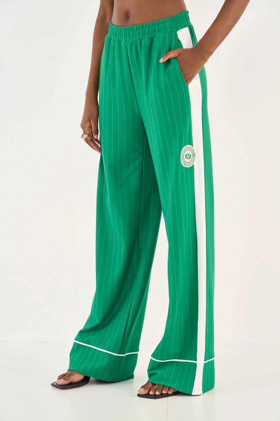 Calça  Wide Leg Jade Colcci