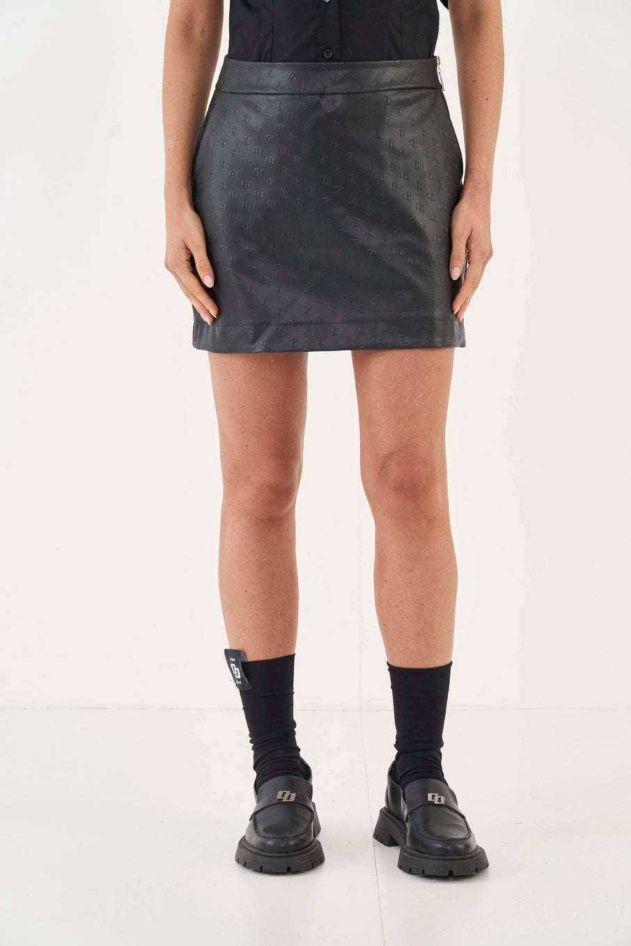 Saia Mini Em Pu Colcci