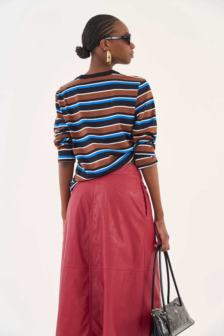 Camisola manga comprida às riscas Colcci