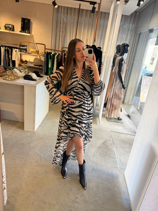 Vestido zebra Denny Rose