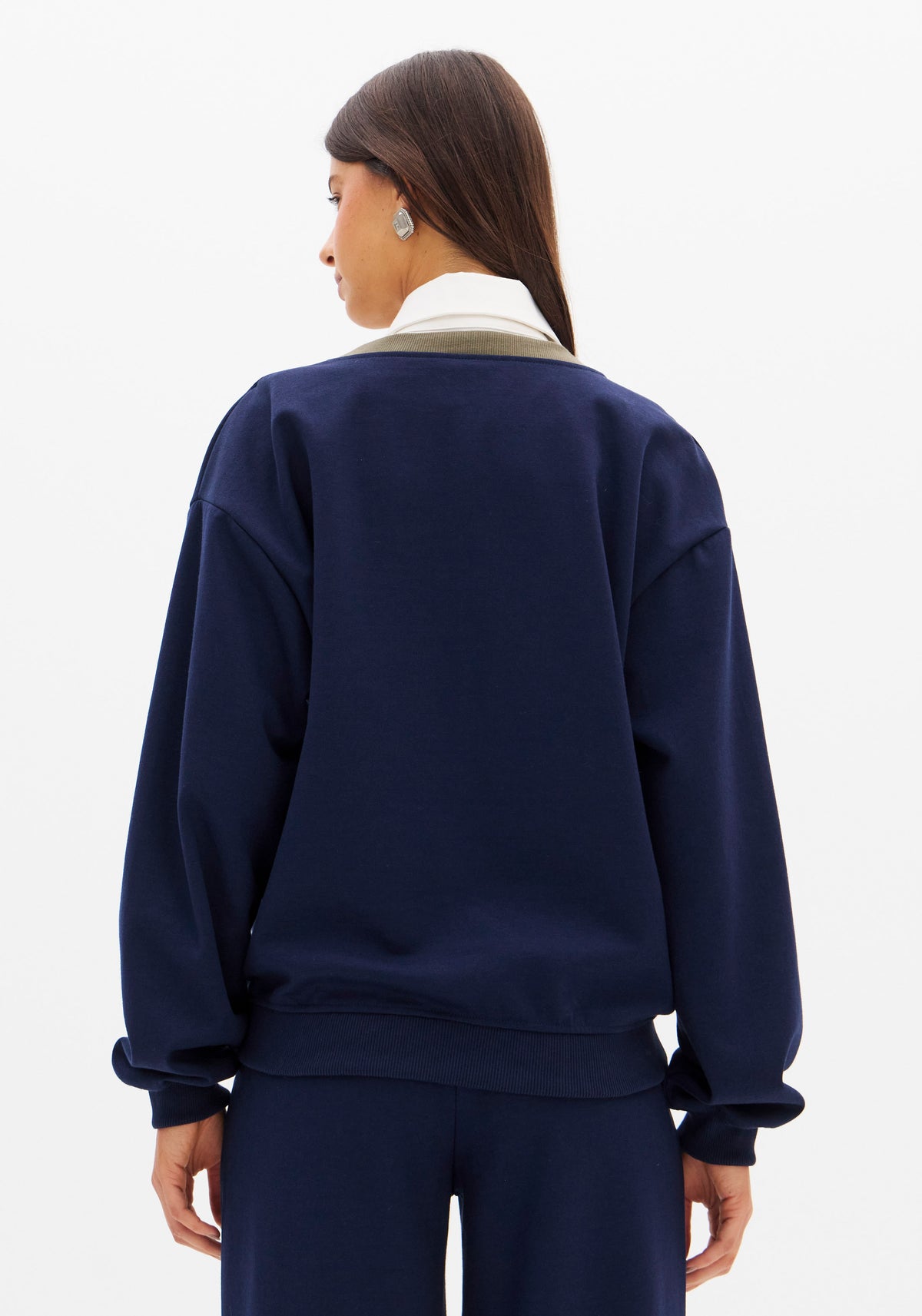 Camisola com gola de Camisa Lança Perfume