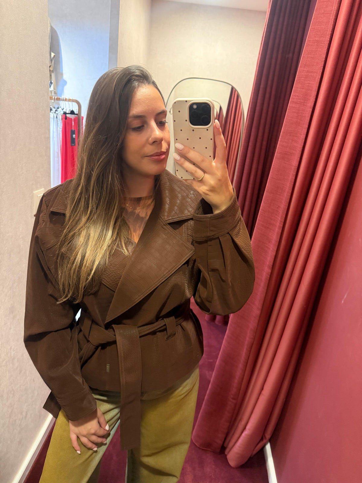 Casaco com relevo Lança Perfume