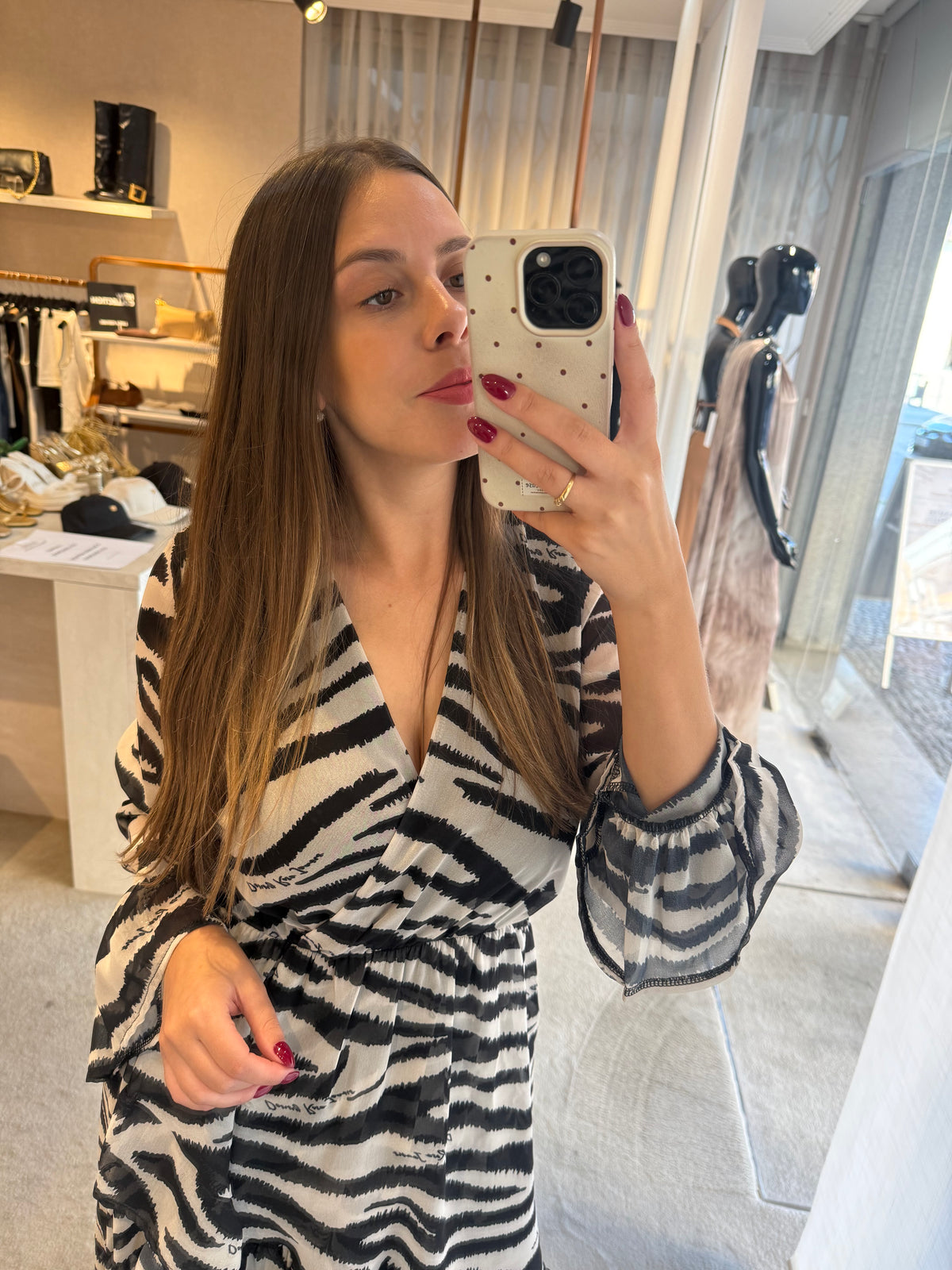 Vestido zebra Denny Rose