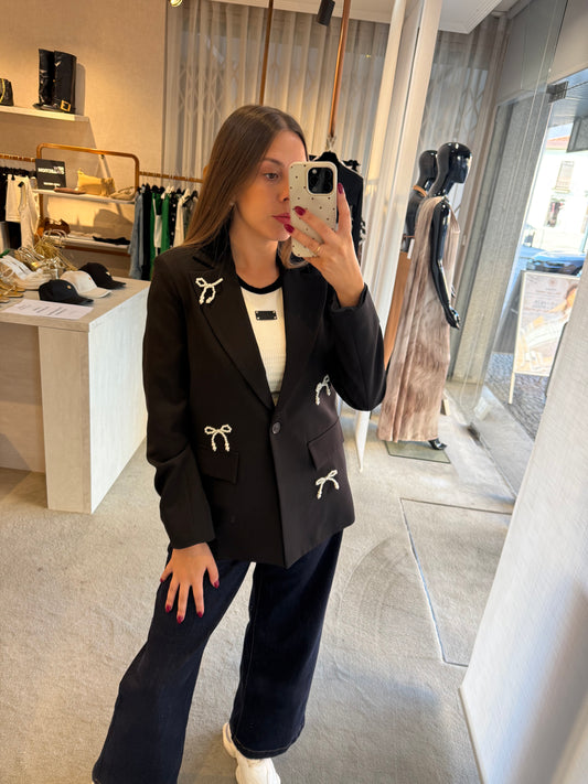 Blazer com laços Denny Rose