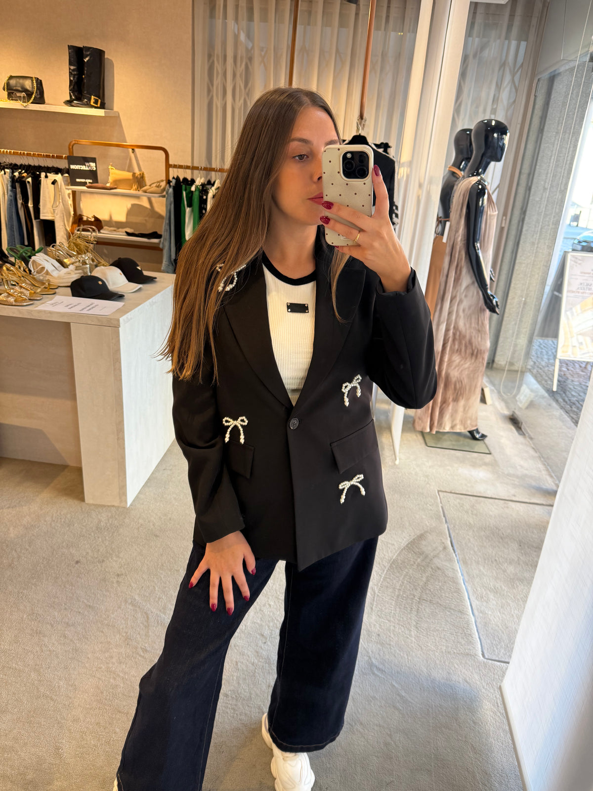 Blazer com laços Denny Rose