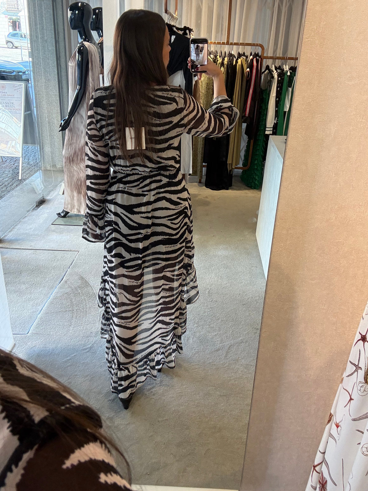 Vestido zebra Denny Rose