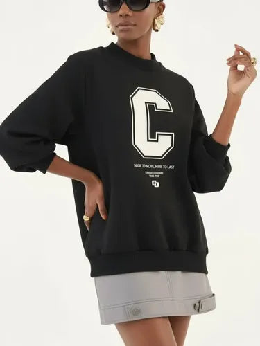 Camisola Comfort com estampa Colcci