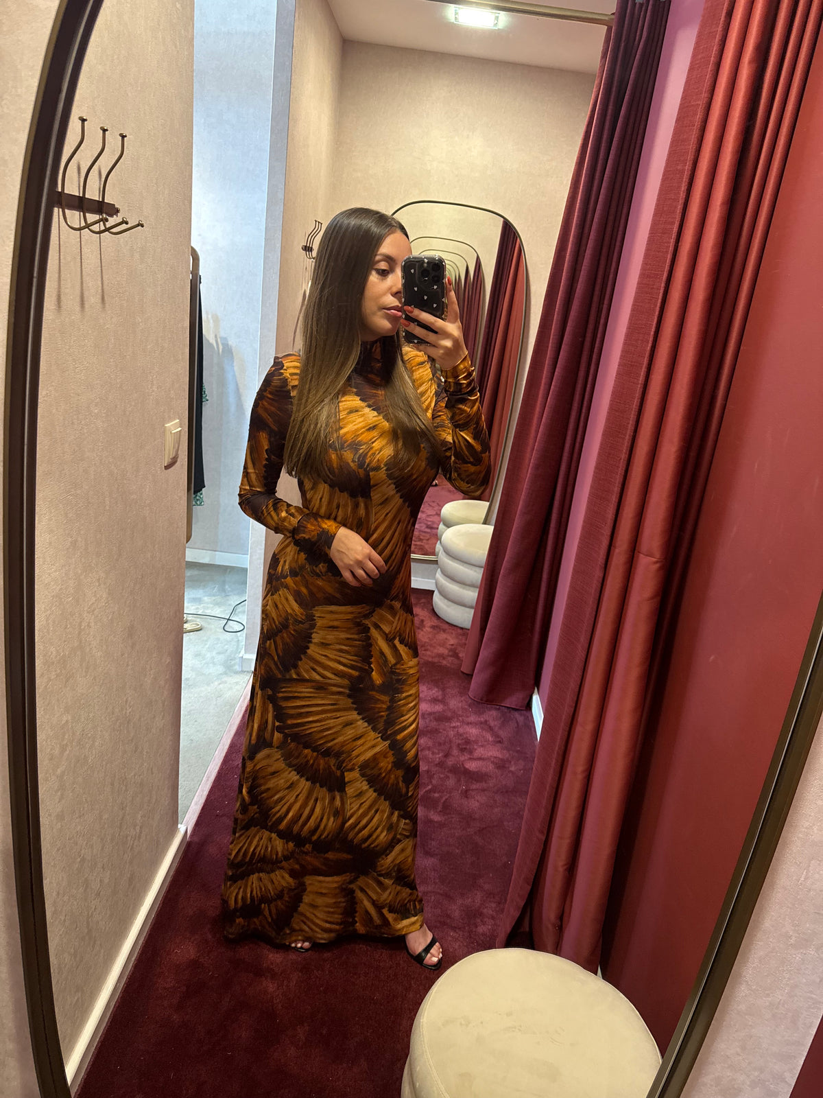 VESTIDO JUSTO PADRÃO LANÇA PERFUME