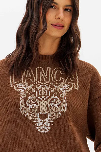 Camisola de Tricot Jacquard Lança Perfume