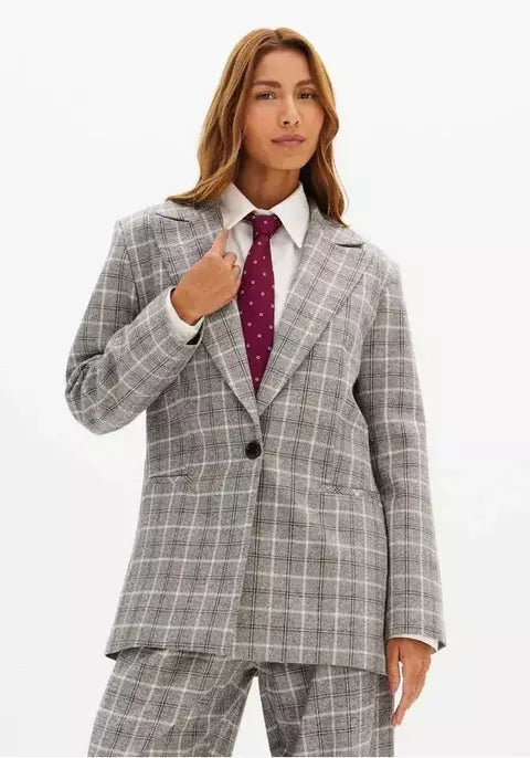 Blazer Xadrez Lança Perfume