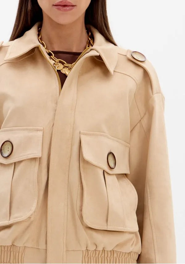 BOMBER COM BOLSOS LANÇA PERFUME