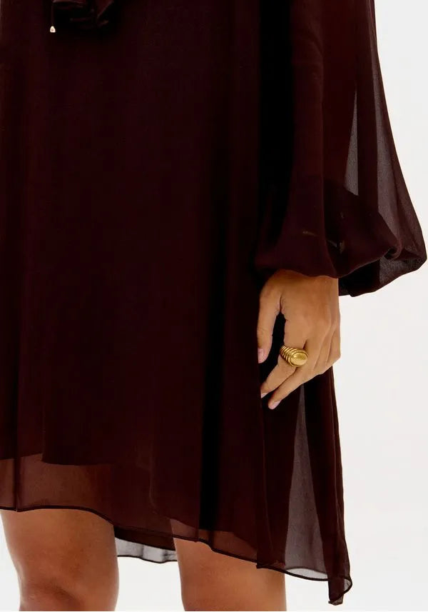 VESTIDO CURTO CHIFFON LANÇA PERFUME