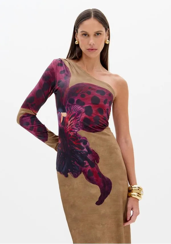 VESTIDO LONGO ESTAMPADO LANÇA PERFUME