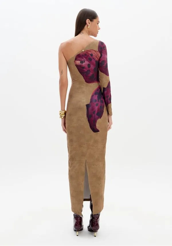VESTIDO LONGO ESTAMPADO LANÇA PERFUME