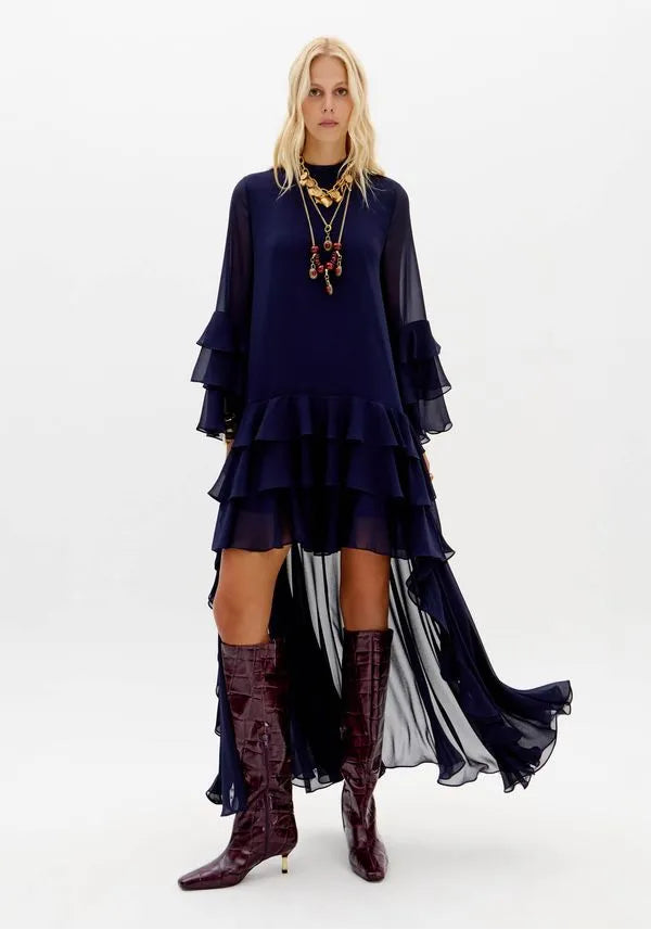 Vestido Manga Longa Lança Perfume