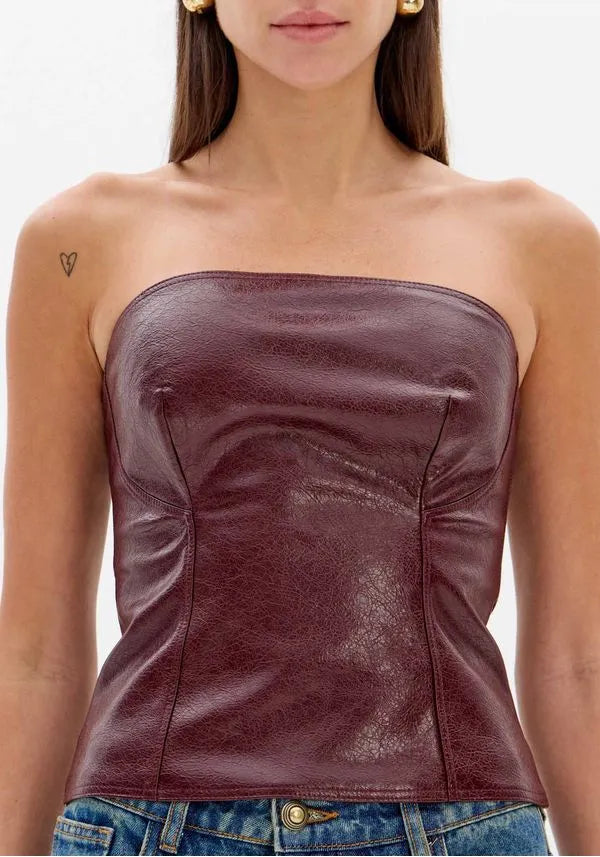 Top Corset com decote Reto Lança Perfume