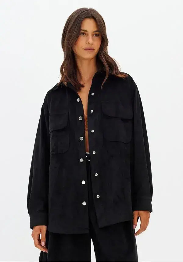 Camisa Camurça Oversize Lança Perfume