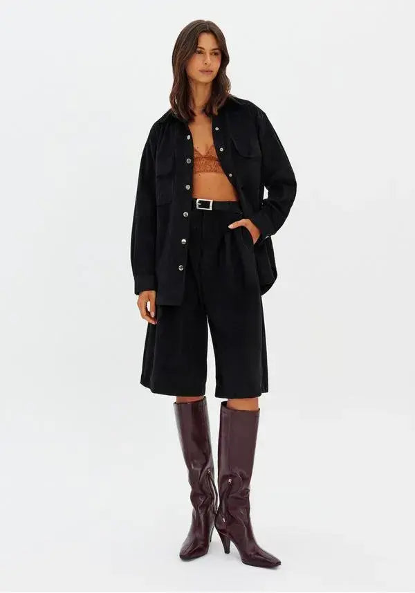Camisa Camurça Oversize Lança Perfume