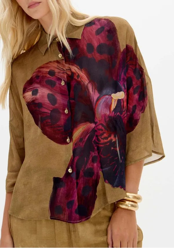 BLUSA ETSAMPADA CHIFFON LANÇA PERFUME