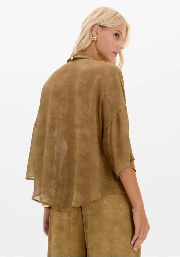 BLUSA ETSAMPADA CHIFFON LANÇA PERFUME