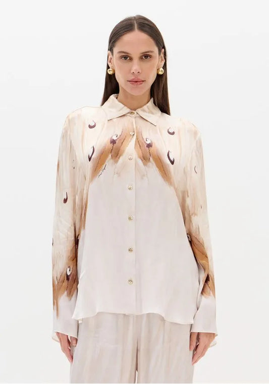 CAMISA ESTAMPADA MANGA LONGA LANÇA PERFUME