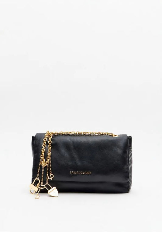 Bolsa Shoulder Couro Lança Perfume
