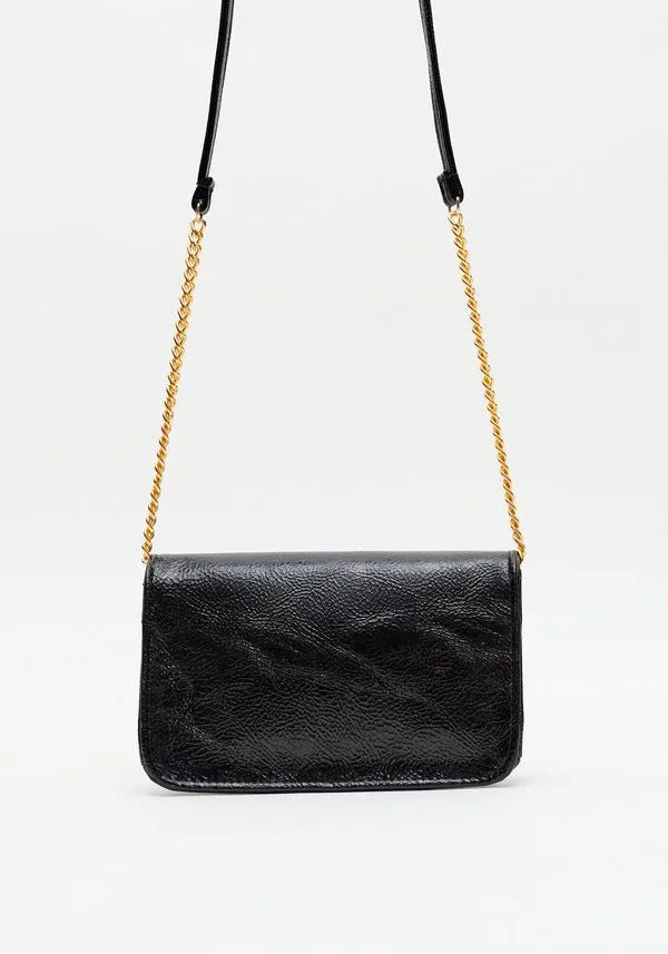 MALA CROSSBODY COM LETREIRO LANÇA PERFUME