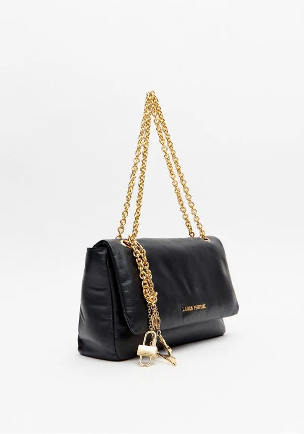 Bolsa Shoulder Couro Lança Perfume