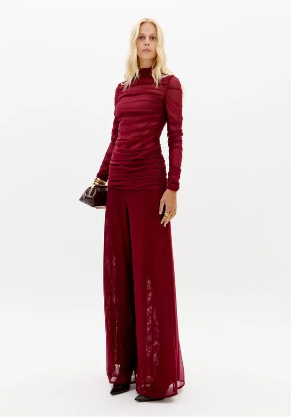 Calça Pantalona De Tule Lança Perfume