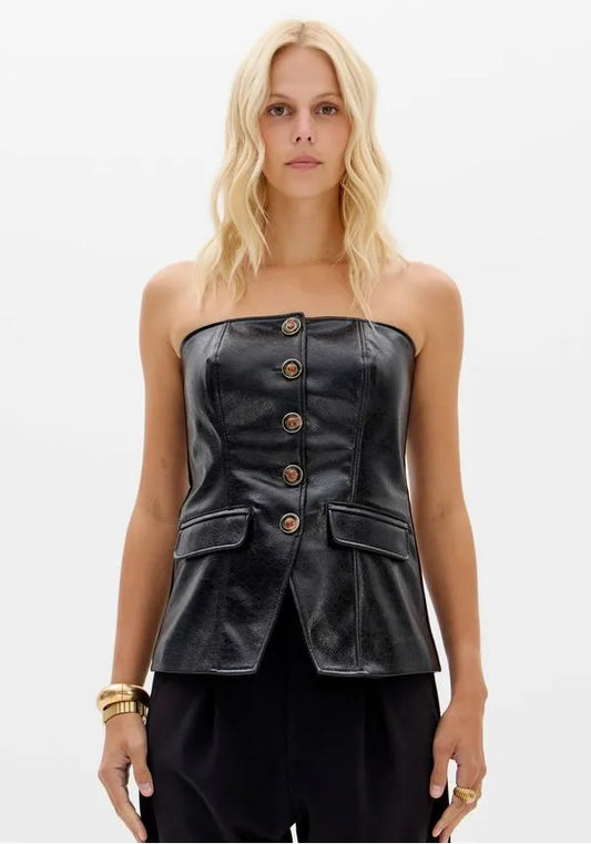 Top Corset Com Botões Lança Perfume