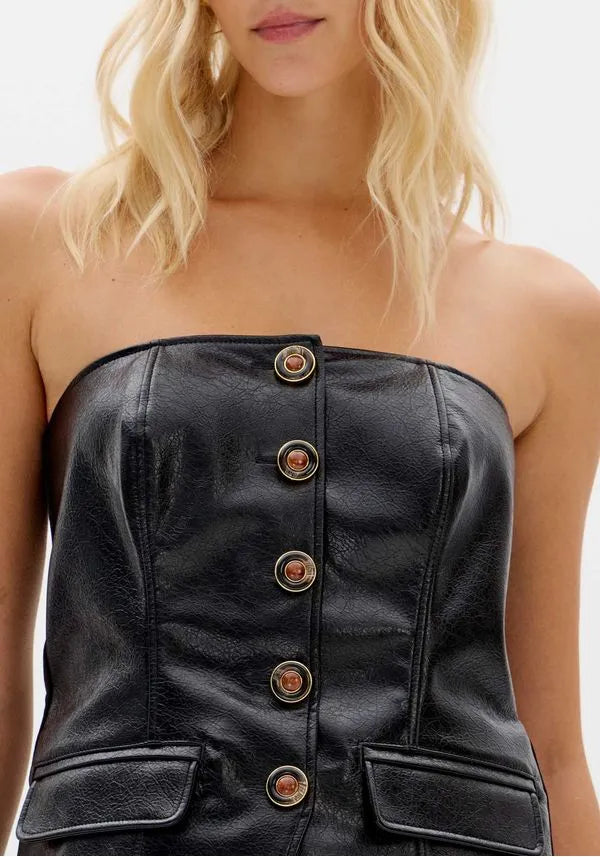 Top Corset Com Botões Lança Perfume