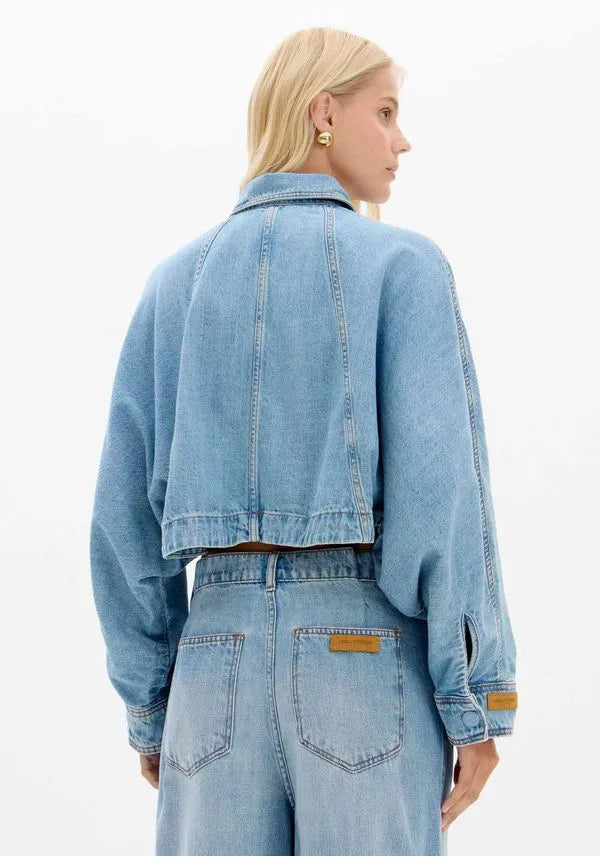 CAMISA JEANS CROPPED LANÇA PERFUME