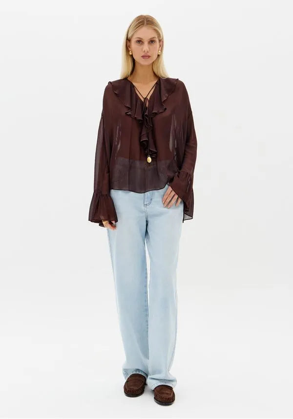 BLUSA COM MANGA LONGA LANÇA PERFUME