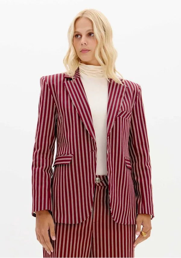 Blazer Slim Estampado Lança Perfume