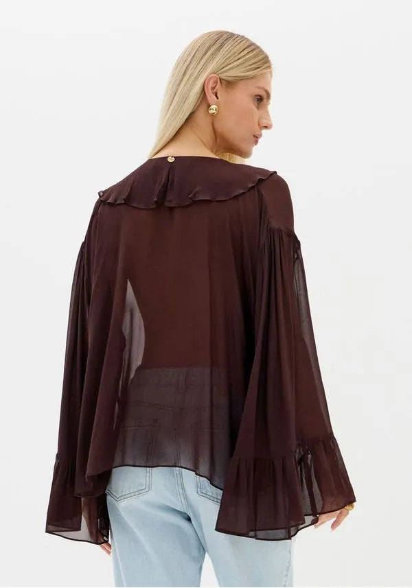 BLUSA COM MANGA LONGA LANÇA PERFUME