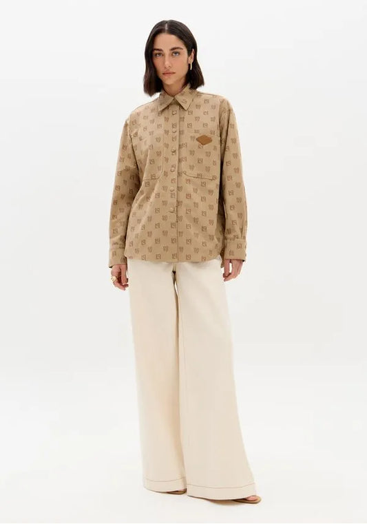 Camisa Oversize com logo Lança Perfume